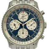 ブライトリング BREITLING ナビタイマー ツインシックスティ A39022 ブルー ステンレススチール 自動巻き メンズ 腕時計