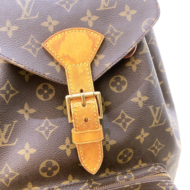 ルイ・ヴィトン LOUIS VUITTON モンスリ M51135 ブラウン　 モノグラム レディース リュック・デイパック