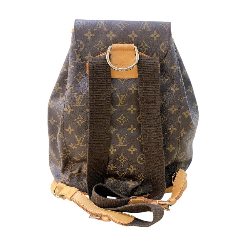 ルイ・ヴィトン LOUIS VUITTON モンスリ M51135 ブラウン　 モノグラム レディース リュック・デイパック