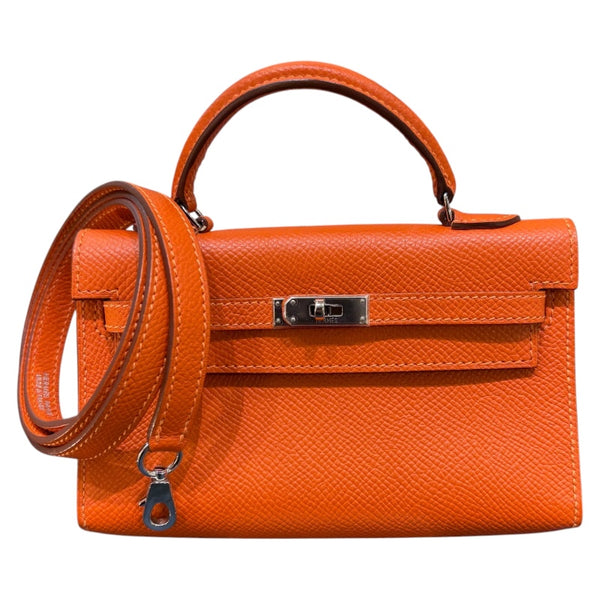エルメス HERMES タイニーケリー □O刻 フー エプソン レディース ショルダーバッグ