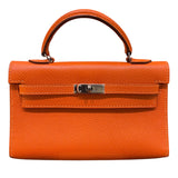 エルメス HERMES タイニーケリー □O刻 フー エプソン レディース ショルダーバッグ