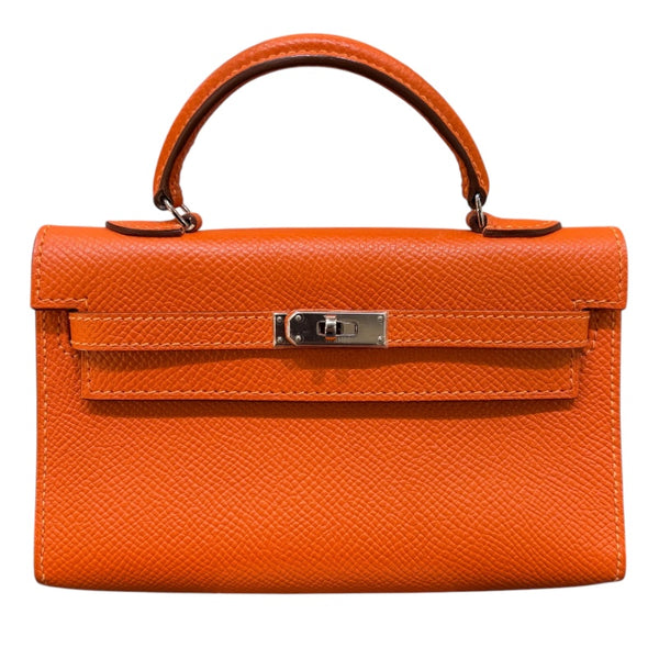 エルメス HERMES タイニーケリー □O刻 フー エプソン レディース ショルダーバッグ