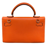 エルメス HERMES タイニーケリー □O刻 フー エプソン レディース ショルダーバッグ