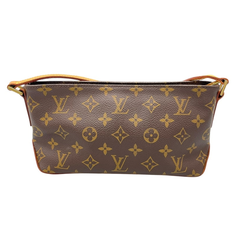 ルイ・ヴィトン LOUIS VUITTON トロター M51240 ブラウン モノグラムキャンバス レディース ショルダーバッグ