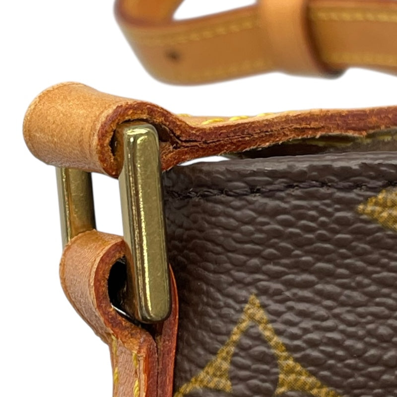 ルイ・ヴィトン LOUIS VUITTON トロター M51240 ブラウン モノグラムキャンバス レディース ショルダーバッグ