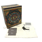 クリスチャン・ディオール Christian Dior MY ABCDIOR レディディオール スモール M0538 OWEC メタリックグレー カナージュ/ラムスキン  レディース ショルダーバッグ
