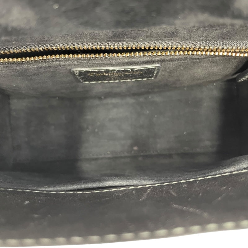 クリスチャン・ディオール Christian Dior MY ABCDIOR レディディオール スモール M0538 OWEC メタリックグレー カナージュ/ラムスキン  レディース ショルダーバッグ