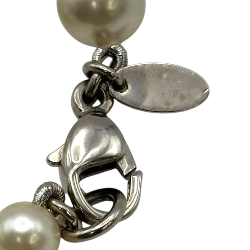 シャネル CHANEL ココマーク ロングパールネックレス 09V ホワイト