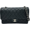 シャネル CHANEL マトラッセ25 A01112 14番台 ブラック シルバー金具 キャビアスキン レディース ショルダーバッグ