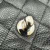 シャネル CHANEL マトラッセ25 A01112 14番台 ブラック シルバー金具 キャビアスキン レディース ショルダーバッグ