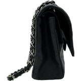 シャネル CHANEL マトラッセ25 A01112 14番台 ブラック シルバー金具 キャビアスキン レディース ショルダーバッグ