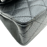シャネル CHANEL マトラッセ25 A01112 14番台 ブラック シルバー金具 キャビアスキン レディース ショルダーバッグ