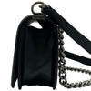 シャネル CHANEL ボーイシャネル25 Vステッチ A67086 26番台 ブラック/シルバー金具 カーフ レディース ショルダーバッグ