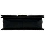 シャネル CHANEL ボーイシャネル25 Vステッチ A67086 26番台 ブラック/シルバー金具 カーフ レディース ショルダーバッグ