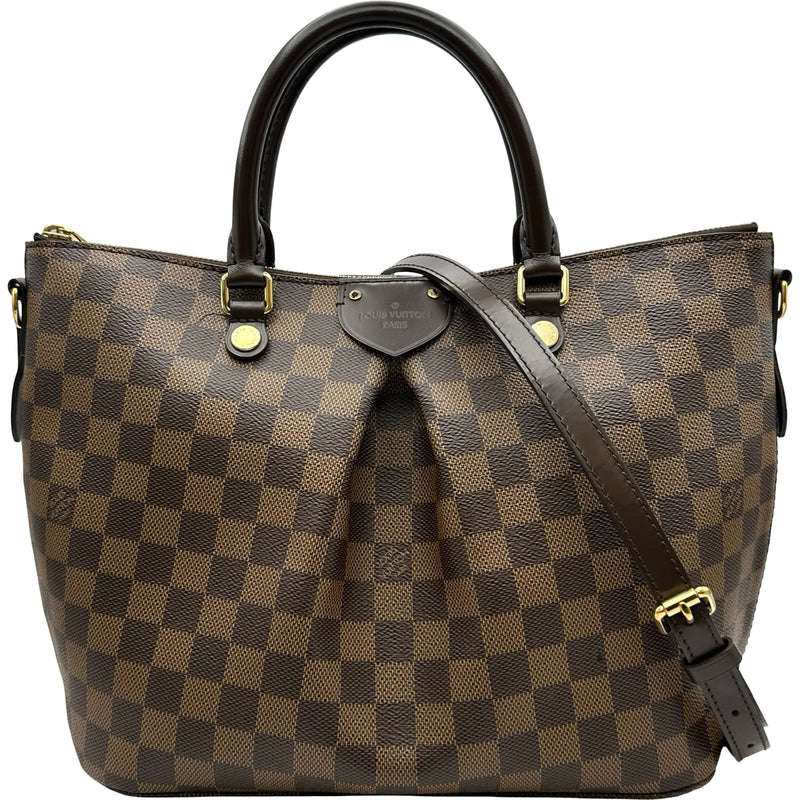 ルイ・ヴィトン　ダミエ・エベヌ　コンパクト・ジップ ルイ・ヴィトン LOUIS VUITTON シエナPM N41545 ブラウン ダミエ