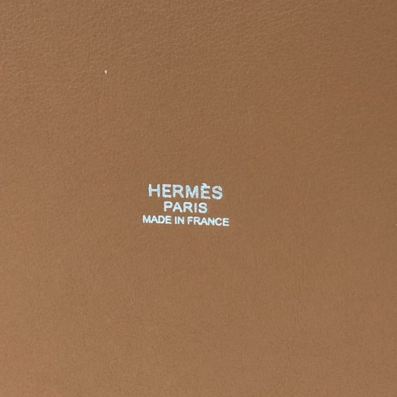 エルメス HERMES ガーデンピクニック U刻 ゴールド×ナチュラル  スイフト/ラタン レディース トートバッグ