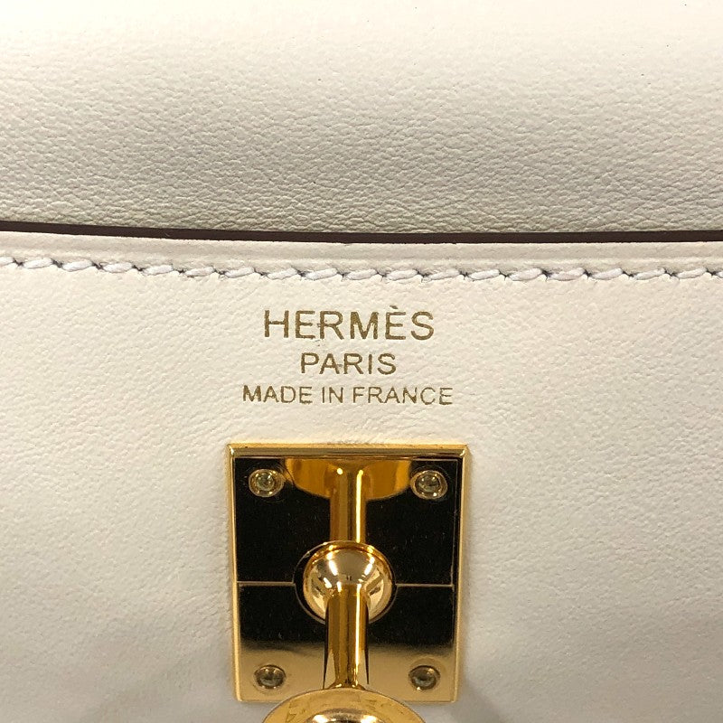 エルメス HERMES ケリー25 内縫い U刻 ナタ ゴールド金具 スイフト レディース ハンドバッグ