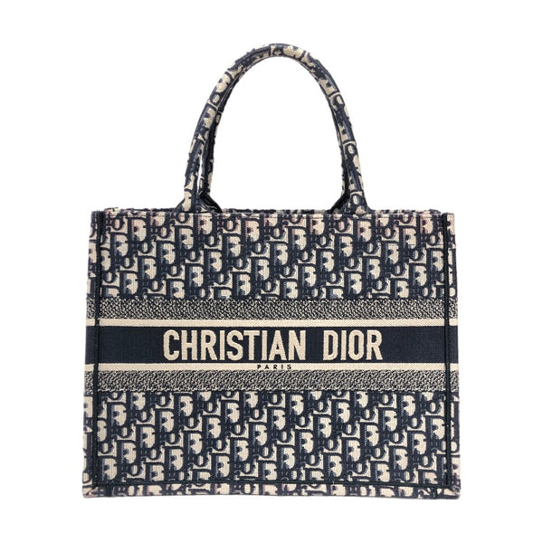 クリスチャン・ディオール Christian Dior ブックトート ミディアム M1296ZRIW ネイビー オブリークジャガード レディース
