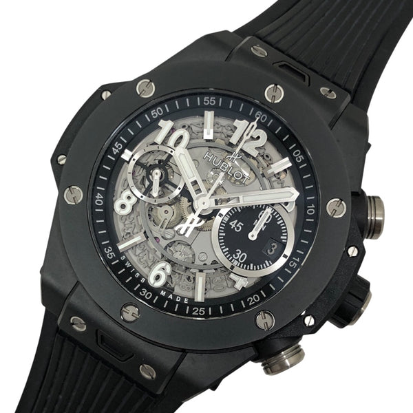 ウブロ HUBLOT ビッグバン ウニコ ブラックマジック 421.CI.1170.RX ブラック セラミック メンズ 腕時計