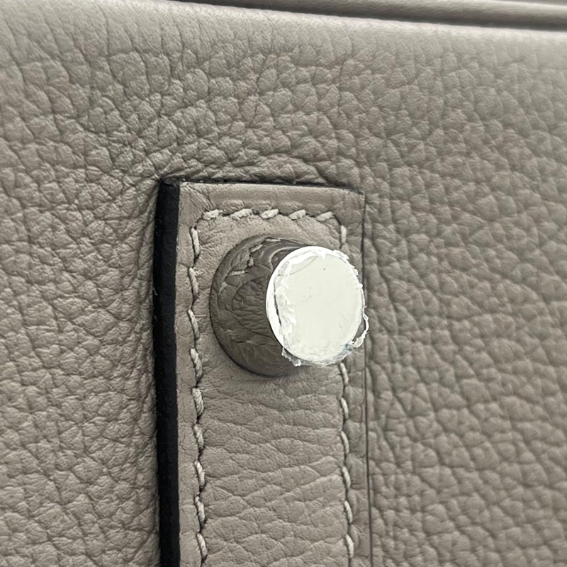 エルメス HERMES バーキン35 D刻印 グリスアスファルト シルバー金具 トリヨンノビーヨ レディース ハンドバッグ