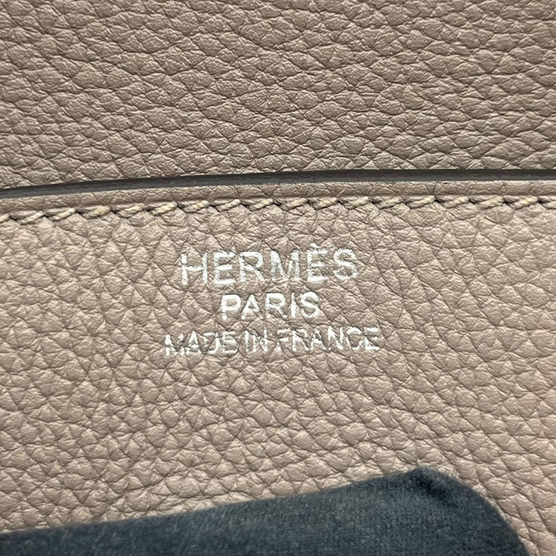 エルメス HERMES バーキン35 D刻印 グリスアスファルト シルバー金具 トリヨンノビーヨ レディース ハンドバッグ