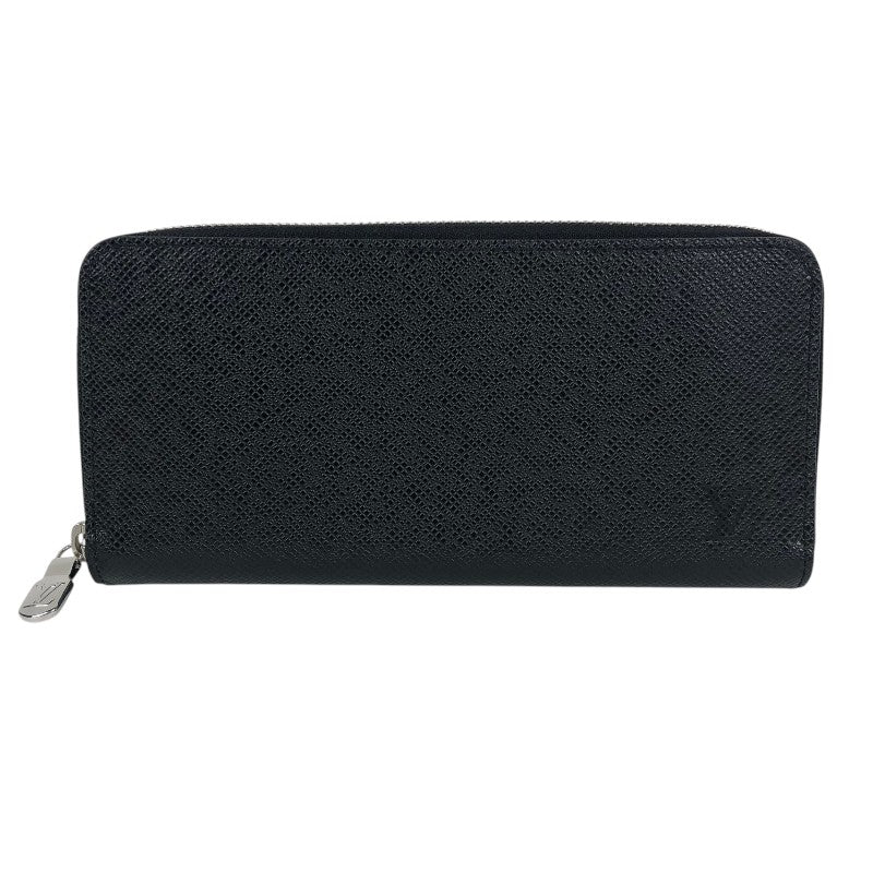 ルイ・ヴィトン LOUIS VUITTON ジッピーウォレット ホリゾンタル M31071 ノワール タイガレザー メンズ 長財布