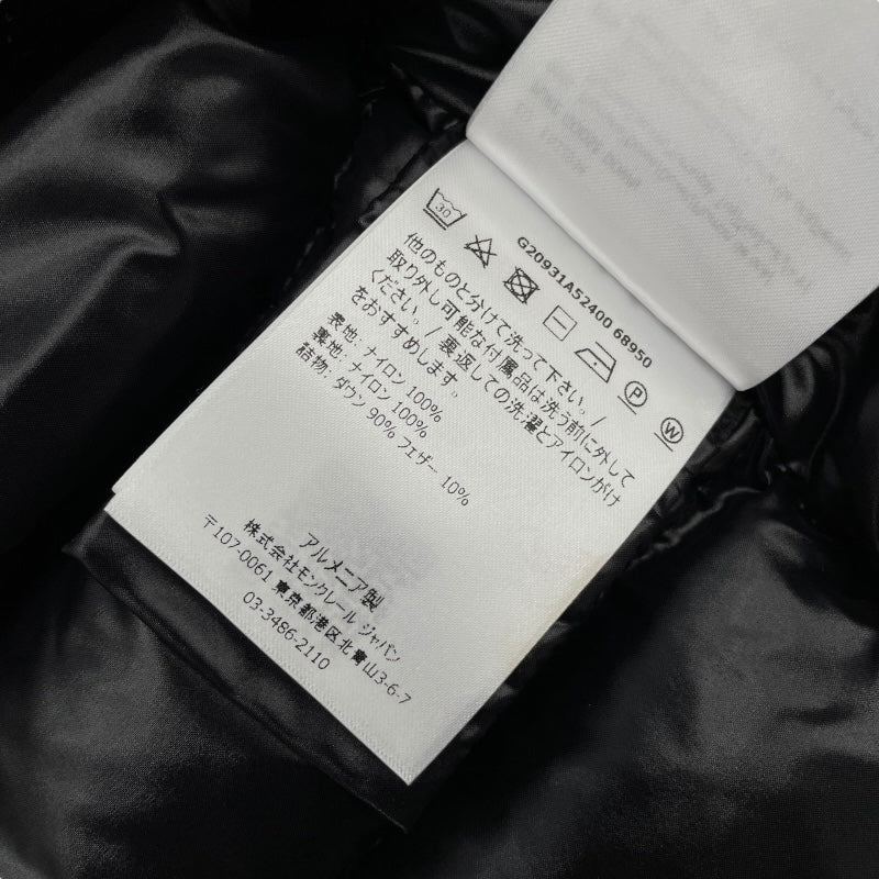 モンクレール MONCLER BADYダウンジャケット 1A524 ブラック ナイロン レディース ダウンジャケット