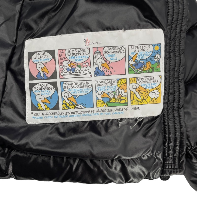 モンクレール MONCLER BADYダウンジャケット 1A524 ブラック ナイロン レディース ダウンジャケット