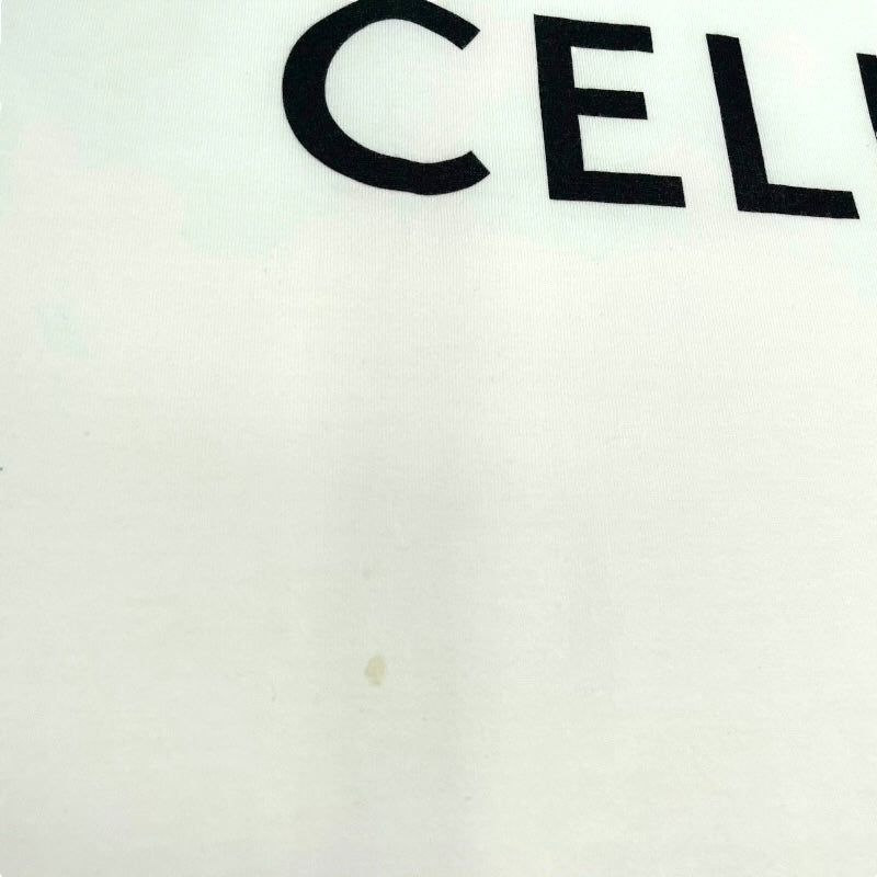 セリーヌ CELINE ロゴプリントTシャツ 2X308916G ホワイト コットン レディース 半袖Ｔシャツ