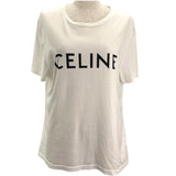 セリーヌ CELINE ロゴプリントTシャツ 2X308916G ホワイト コットン レディース 半袖Ｔシャツ
