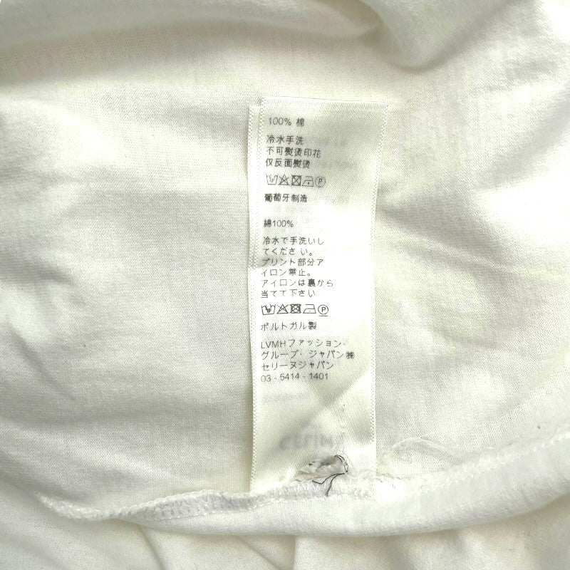 セリーヌ CELINE ロゴプリントTシャツ 2X308916G ホワイト コットン 半袖Ｔシャツ レディース 中古 セリーヌ CELINE ロゴプリントTシャツ 2X308916G ホワイト