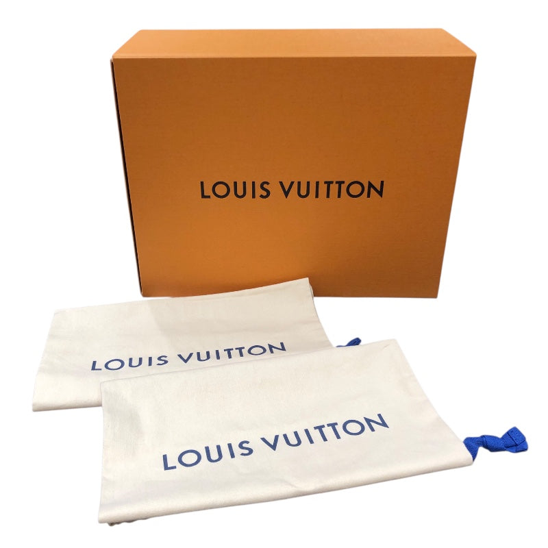 ルイ・ヴィトン LOUIS VUITTON LVトレイナーライン ローカットスニーカー グリーン レザー メンズ スニーカー
