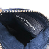 メゾン マルジェラ Maison Margiela 5ACベビー ミニバッグ SB3WG0025 ネイビー シルバー金具 レザー レディース ショルダーバッグ