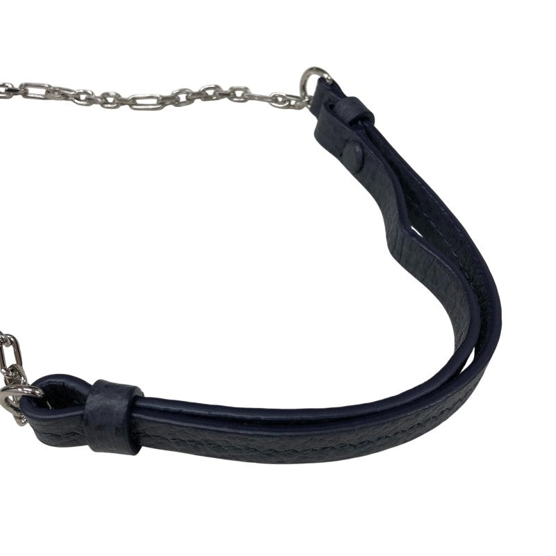 メゾン マルジェラ Maison Margiela 5ACベビー ミニバッグ SB3WG0025 ネイビー シルバー金具 レザー レディース ショルダーバッグ