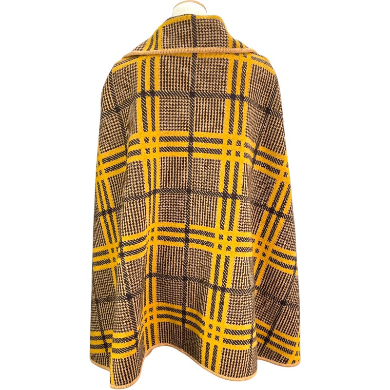 グッチ GUCCI GG総柄リバーシブルケープ 699876 ブラウン ウール レディース その他アウター