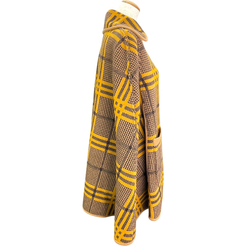 グッチ GUCCI GG総柄リバーシブルケープ 699876 ブラウン ウール レディース その他アウター