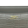 エルメス HERMES コンスタンス3 24 C刻印 グリペール/ゴールド金具 アリゲーターマット レディース ショルダーバッグ