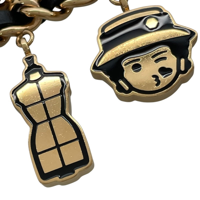 シャネル CHANEL プルミエール チャーム クチュール M 数量限定モデル H9859 ブラック GP クオーツ レディース 腕時計