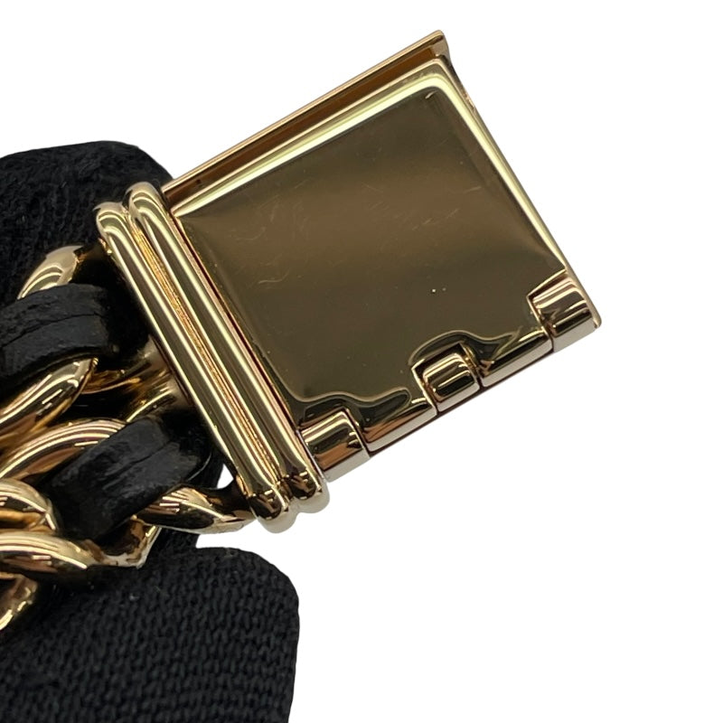 シャネル CHANEL プルミエール チャーム クチュール M 数量限定モデル H9859 ブラック GP クオーツ レディース 腕時計