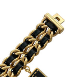 シャネル CHANEL プルミエール チャーム クチュール M 数量限定モデル H9859 ブラック GP クオーツ レディース 腕時計
