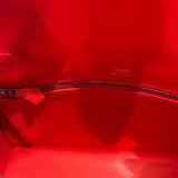 エルメス HERMES ケリー28 内縫い Y刻　 ベージュ・ヴァーミリオン/SV金具 トワル・スイフト レディース ショルダーバッグ