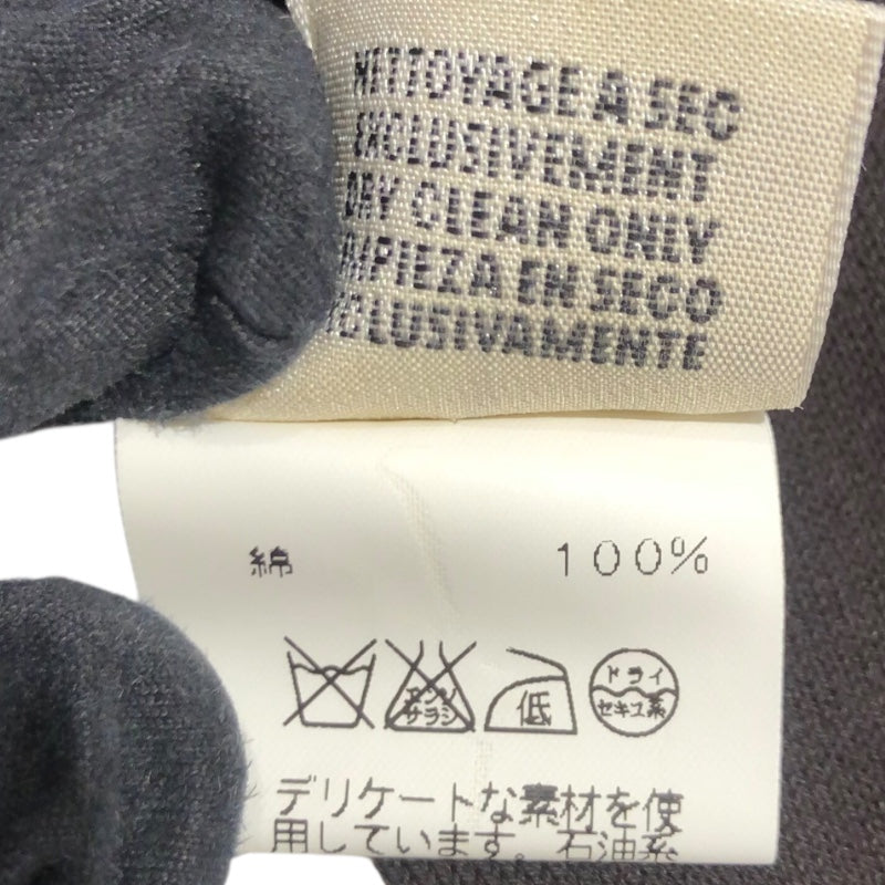エルメス HERMES ニットカーディガンj ブラック コットン レディース カーディガン
