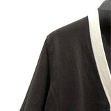 エルメス HERMES ニットカーディガンj ブラック コットン レディース カーディガン