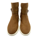 エルメス HERMES ベルト付きスエードブーツ 192150Z キャメル スウェード レディース ブーツ