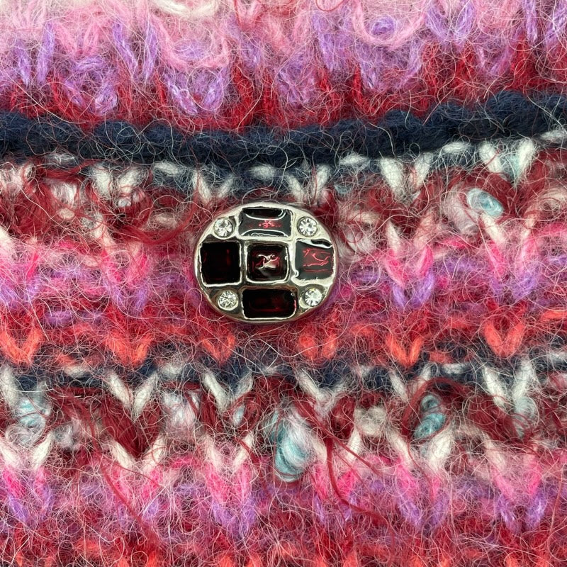 シャネル CHANEL アルパカ混ボーダーニットセーター P72980 マルチカラー アルパカ レディース セーター