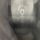 シャネル CHANEL ココマークロゴショートブーツ G33239 ブラック レザー レディース ブーツ