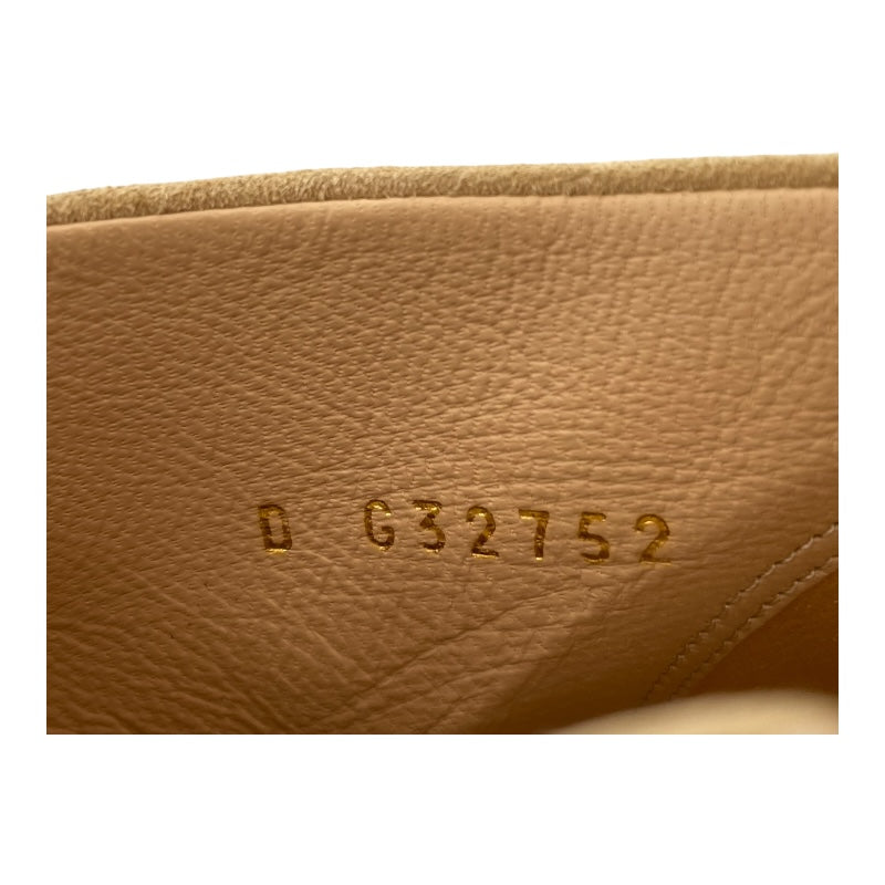 シャネル CHANEL パール装飾ショートブーツ G32752 ベージュ スウェード レディース ブーツ