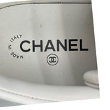 シャネル CHANEL ココマークカットスニーカー G39978 ホワイト レザー レディース スニーカー