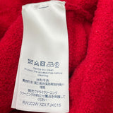 ルイ・ヴィトン LOUIS VUITTON ロゴエンボスジップアップニットパーカー FJKC15 レッド ウール レディース その他アウター