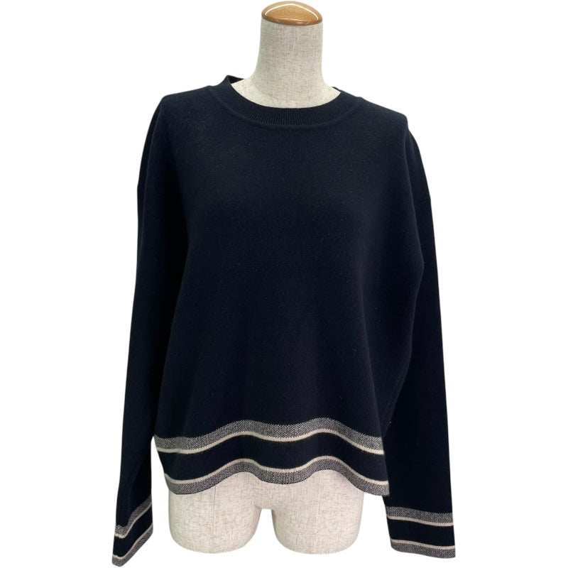 クリスチャン・ディオール Christian Dior バックロゴ長袖ニット